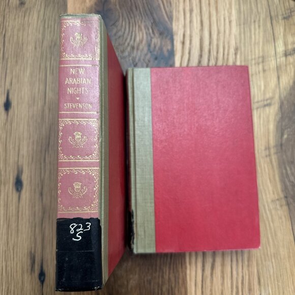 Stevenson vintage book set The Black Arrow New Arabian Nights 1950 - Picture 1 of 16